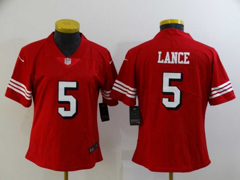 Women Chiefs 5 Trey Lance Red Color Rush Vapor Untouchable Limited Jersey,We sell and wholesale Women Chiefs 5 Trey Lance Red Color Rush Vapor Untouchable Limited Jersey on line form chian!